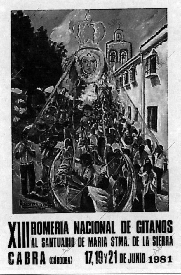 Cabra, Romería de los Gitanos, cartel 1981