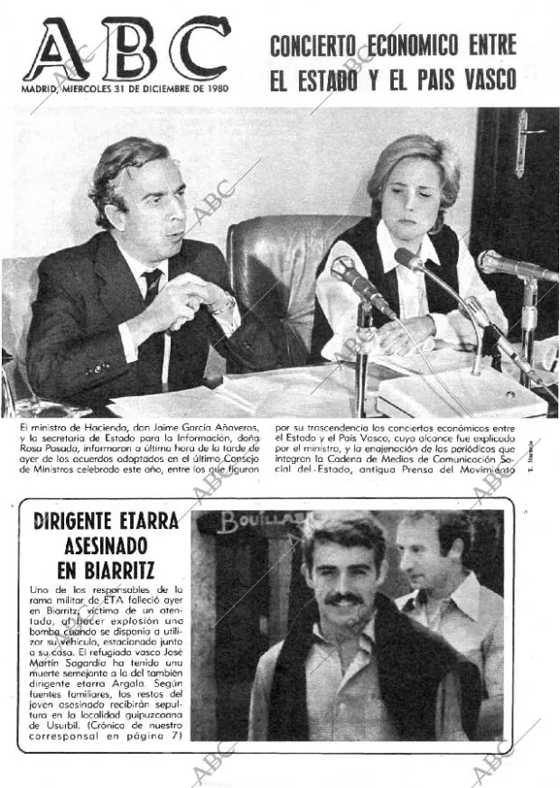 ABC MADRID 31-12-1980 página 1