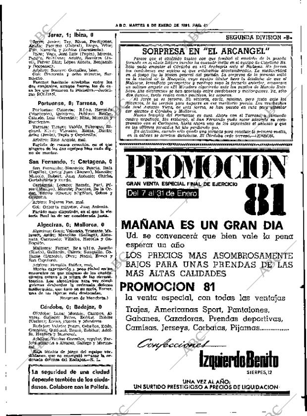 ABC SEVILLA 06-01-1981 página 53