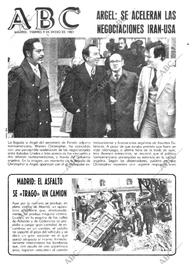 ABC MADRID 09-01-1981 página 1