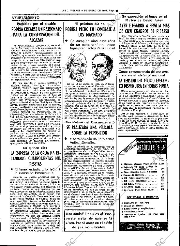 ABC SEVILLA 09-01-1981 página 27