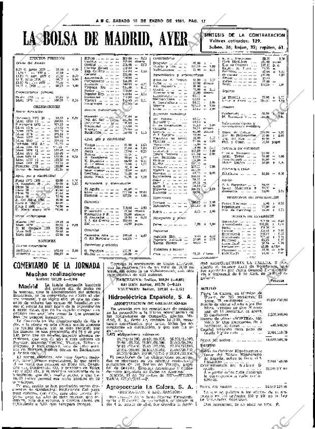 ABC SEVILLA 10-01-1981 página 23