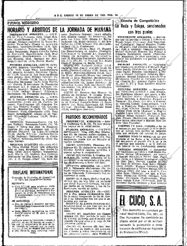 ABC SEVILLA 10-01-1981 página 40