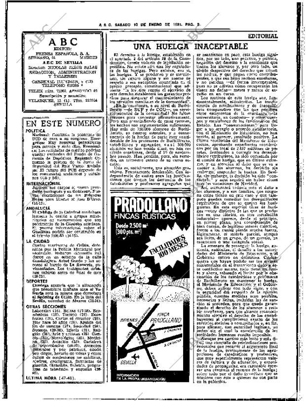 ABC SEVILLA 10-01-1981 página 8