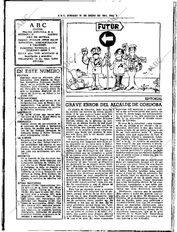 ABC SEVILLA 11-01-1981 página 14