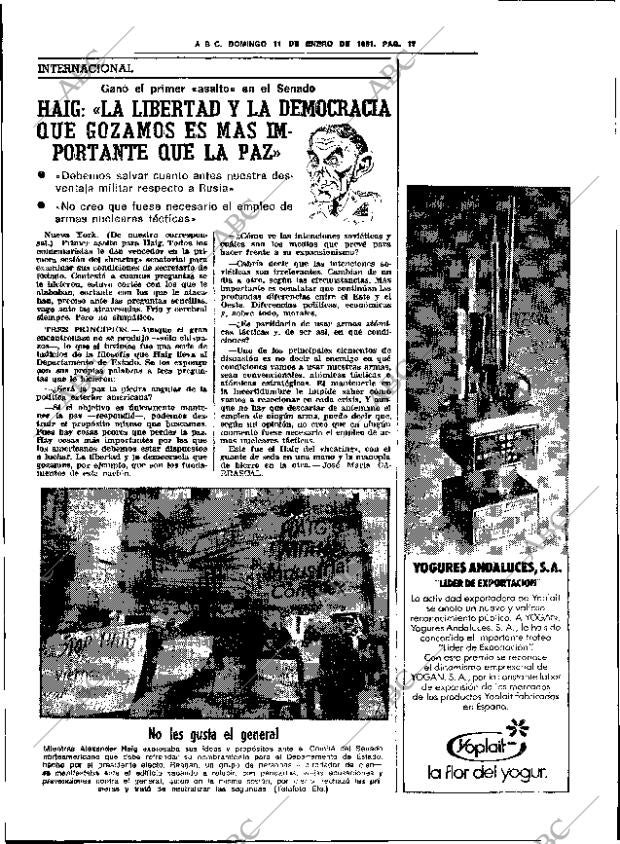 ABC SEVILLA 11-01-1981 página 23