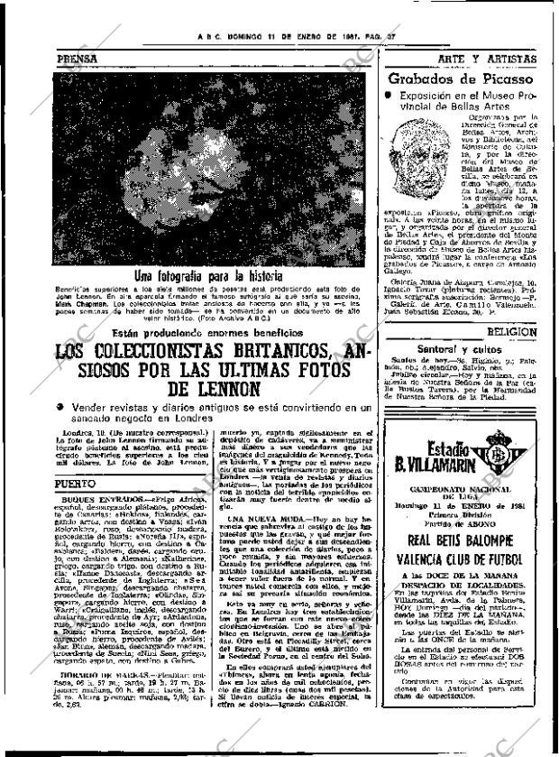 ABC SEVILLA 11-01-1981 página 49