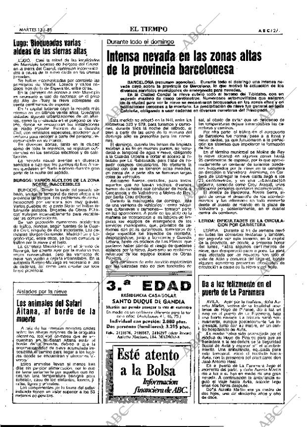 ABC MADRID 13-01-1981 página 39