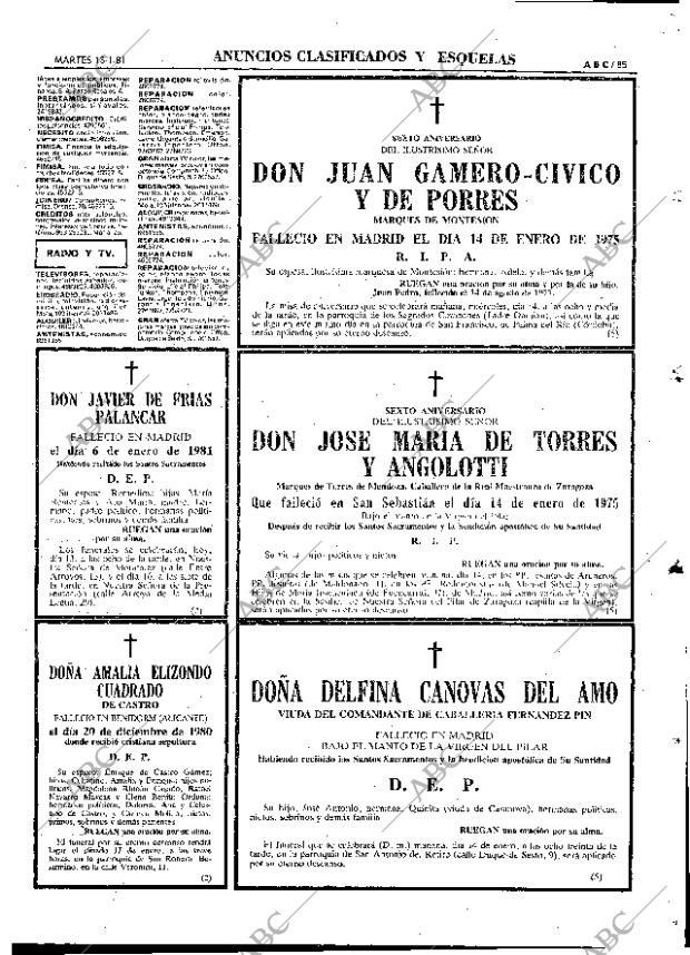ABC MADRID 13-01-1981 página 97