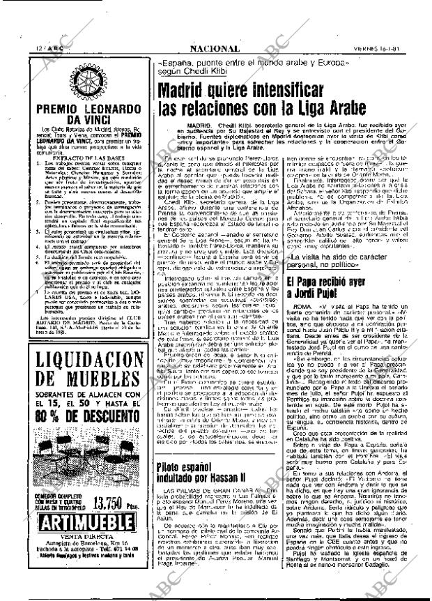 ABC MADRID 16-01-1981 página 24