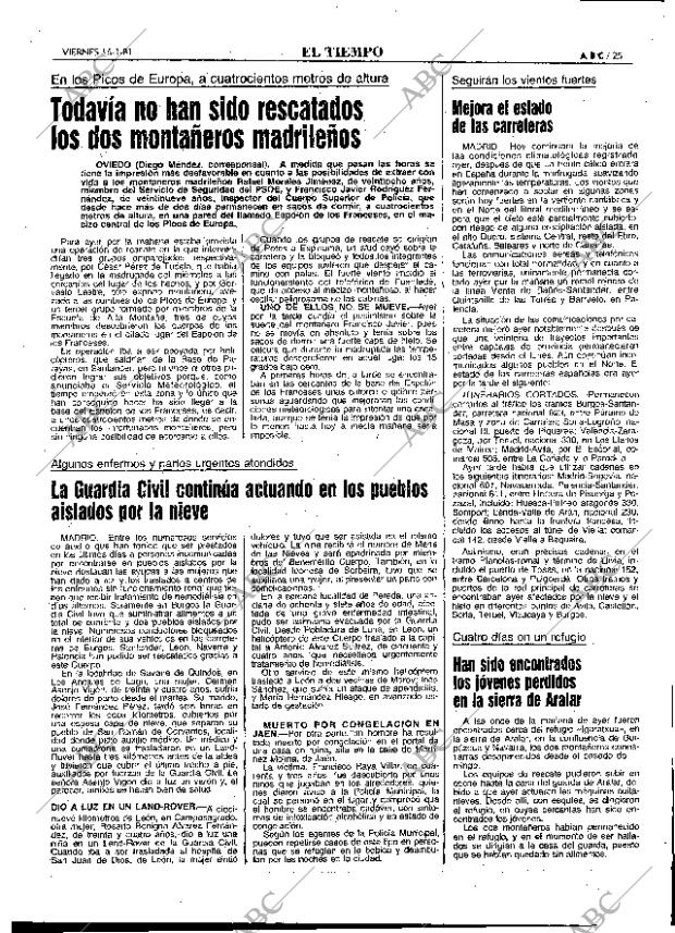 ABC MADRID 16-01-1981 página 37