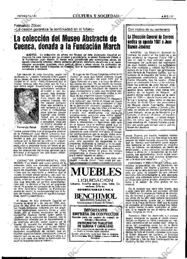 ABC MADRID 16-01-1981 página 39