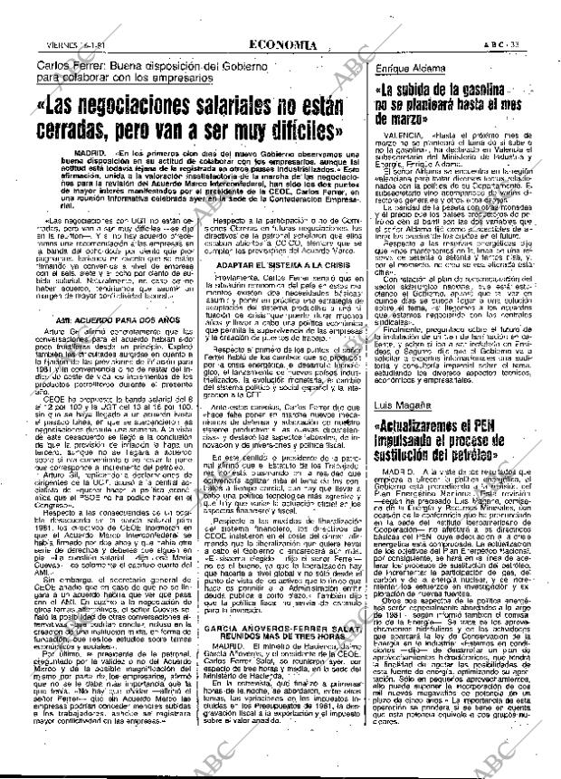 ABC MADRID 16-01-1981 página 45