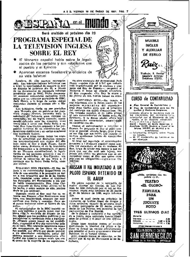 ABC SEVILLA 16-01-1981 página 13