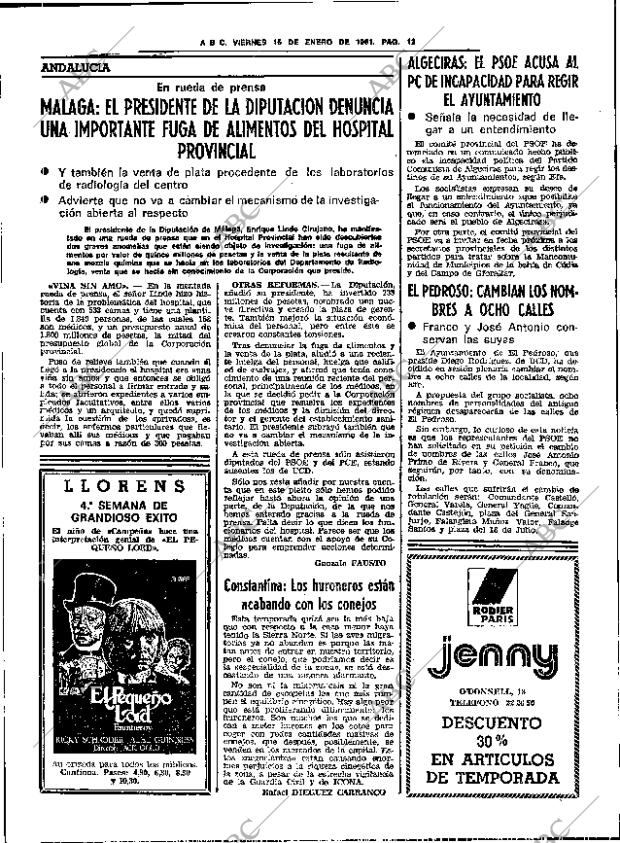ABC SEVILLA 16-01-1981 página 18