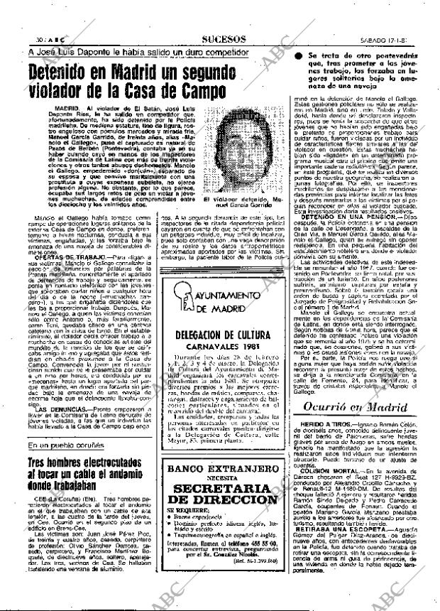 ABC MADRID 17-01-1981 página 38