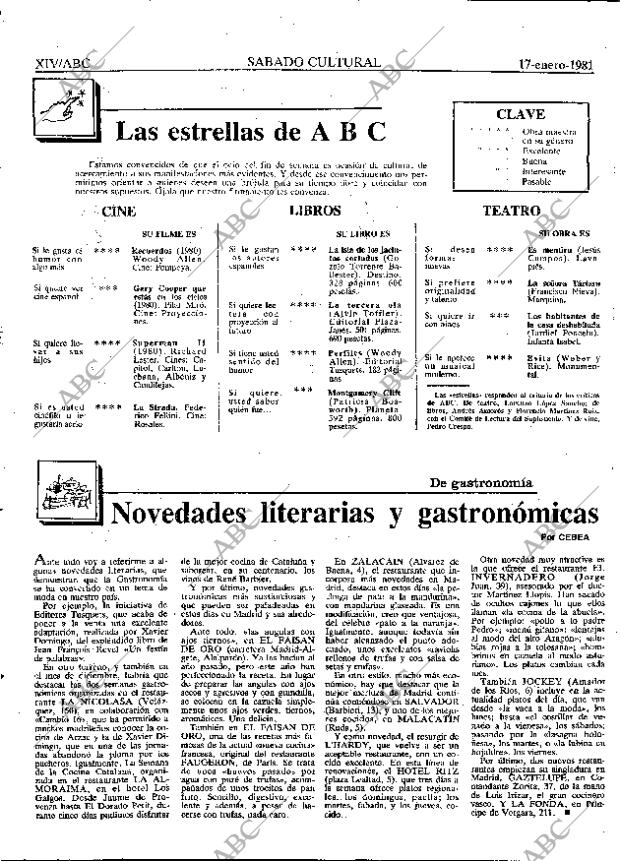 ABC MADRID 17-01-1981 página 54