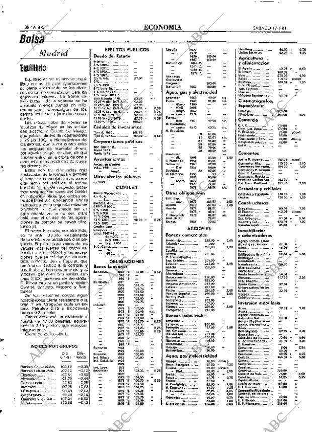 ABC MADRID 17-01-1981 página 62