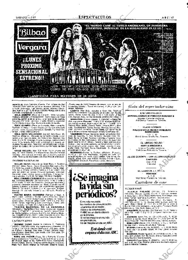 ABC MADRID 17-01-1981 página 71