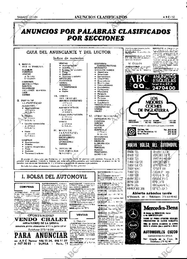 ABC MADRID 17-01-1981 página 77