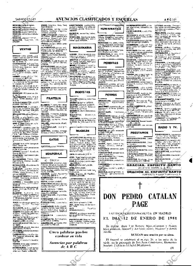 ABC MADRID 17-01-1981 página 85