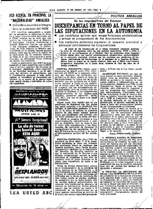 ABC SEVILLA 17-01-1981 página 14