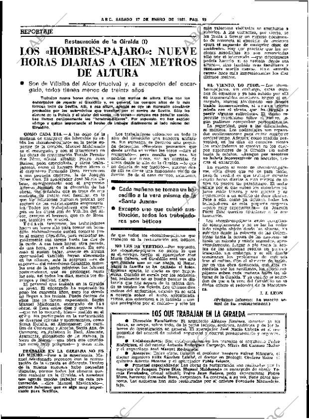 ABC SEVILLA 17-01-1981 página 25