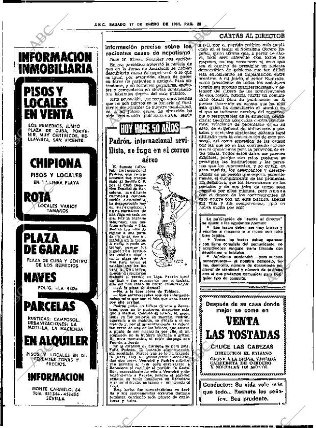 ABC SEVILLA 17-01-1981 página 34