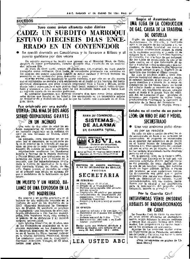 ABC SEVILLA 17-01-1981 página 37