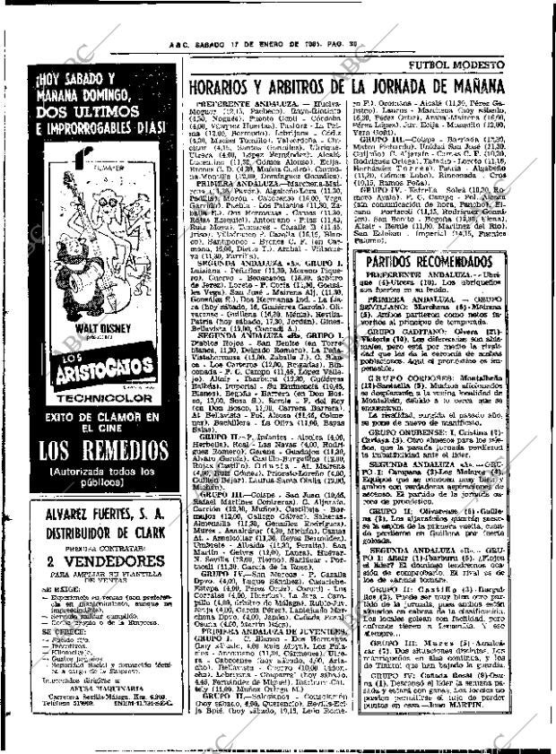 ABC SEVILLA 17-01-1981 página 42