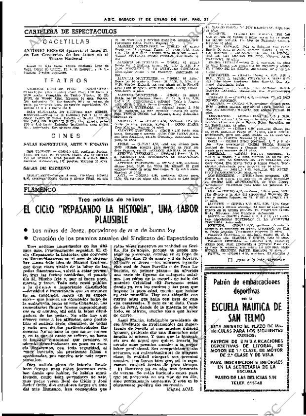 ABC SEVILLA 17-01-1981 página 43