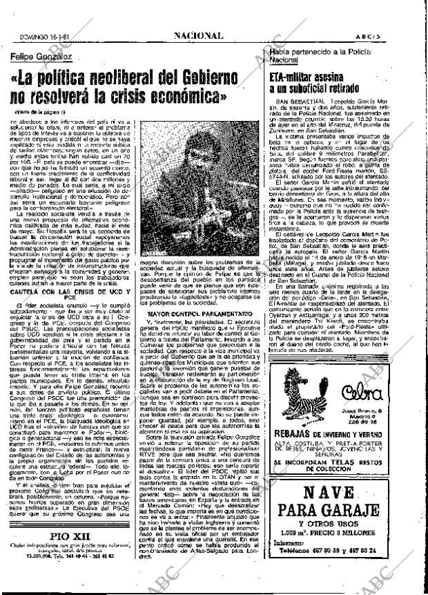ABC MADRID 18-01-1981 página 21