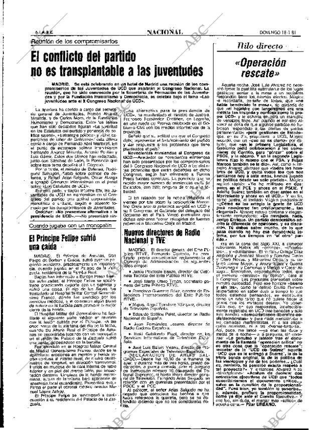 ABC MADRID 18-01-1981 página 22