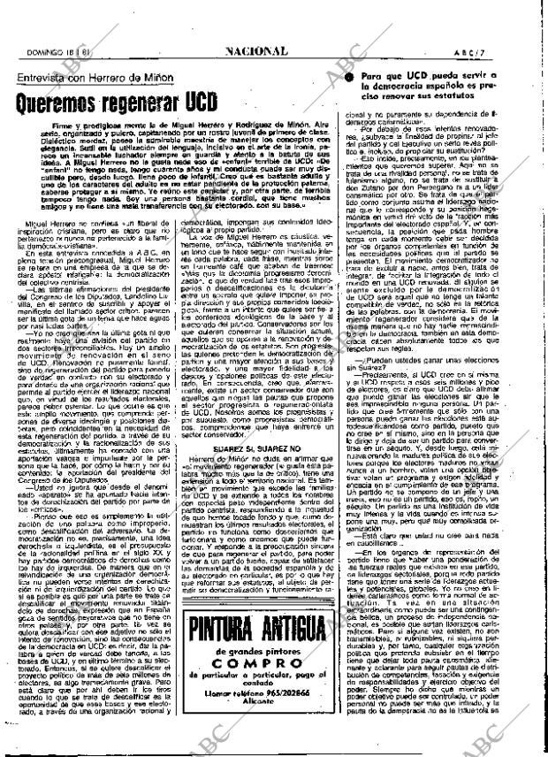 ABC MADRID 18-01-1981 página 23