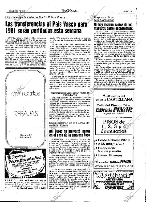 ABC MADRID 18-01-1981 página 25