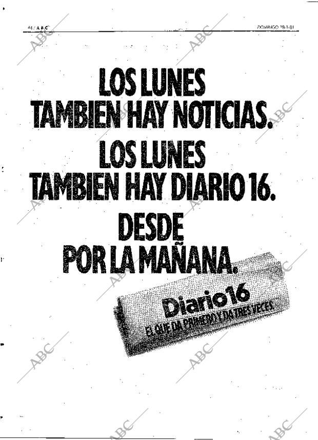 ABC MADRID 18-01-1981 página 60