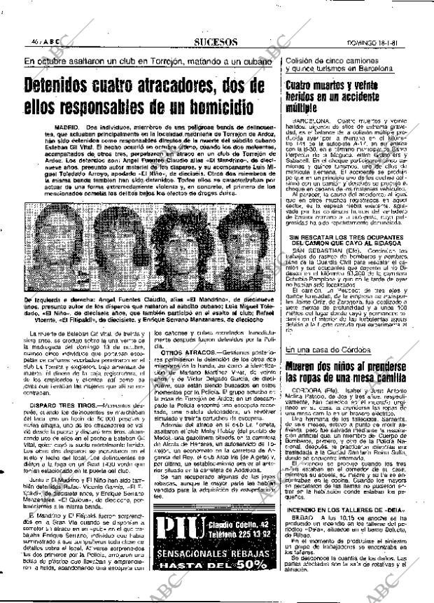 ABC MADRID 18-01-1981 página 62
