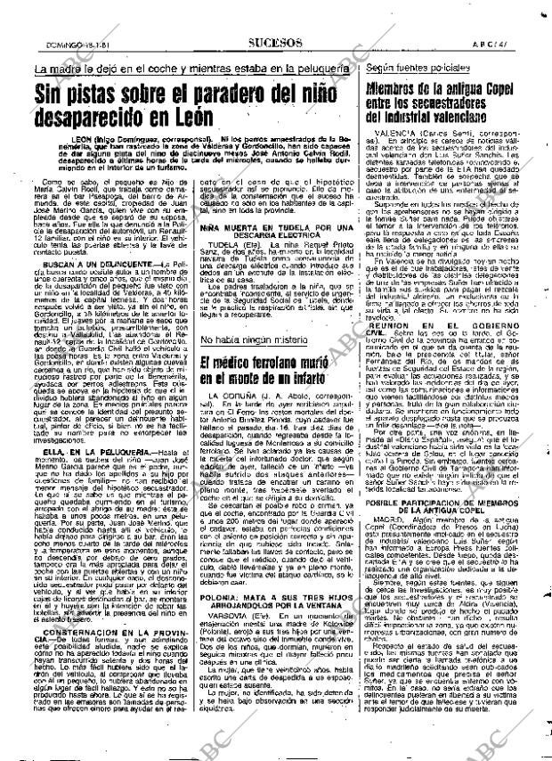 ABC MADRID 18-01-1981 página 63
