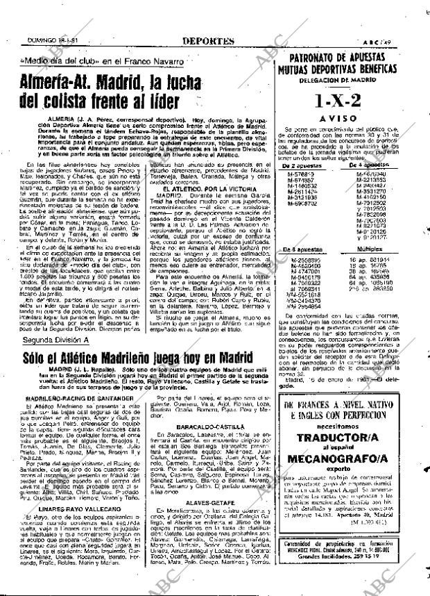 ABC MADRID 18-01-1981 página 65