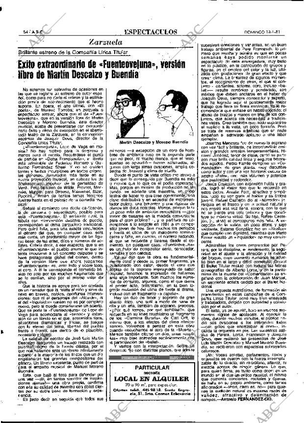 ABC MADRID 18-01-1981 página 70