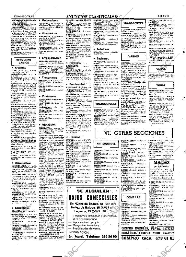 ABC MADRID 18-01-1981 página 87