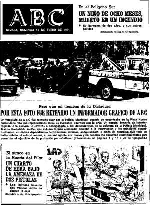 ABC SEVILLA 18-01-1981 página 1