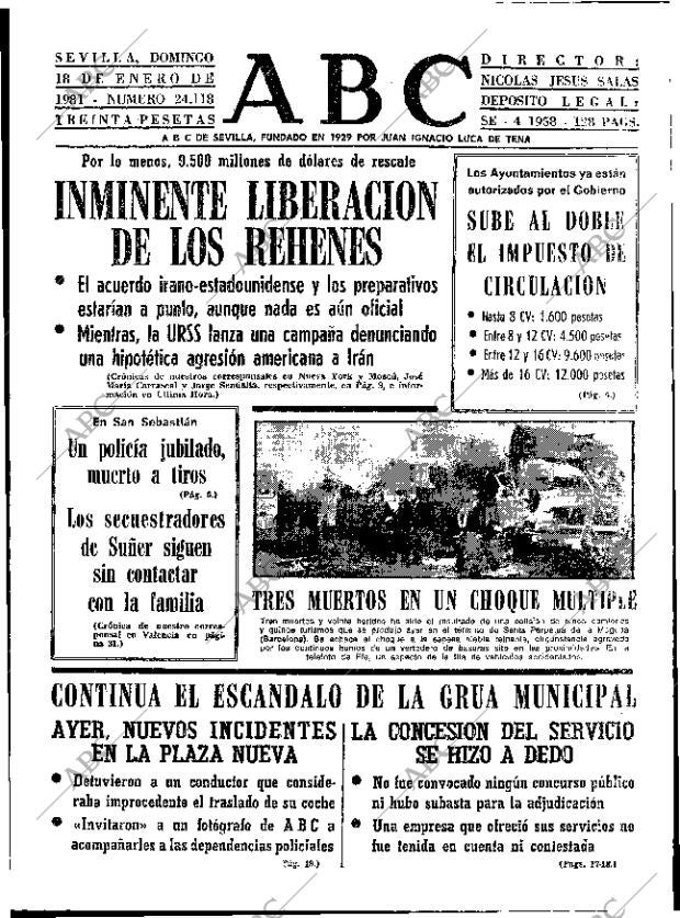 ABC SEVILLA 18-01-1981 página 13