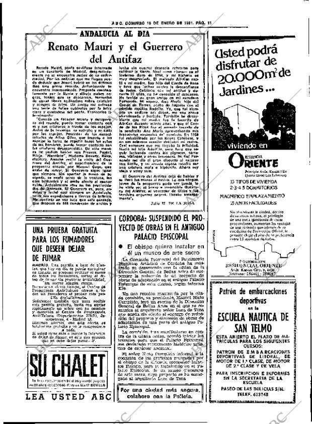 ABC SEVILLA 18-01-1981 página 23