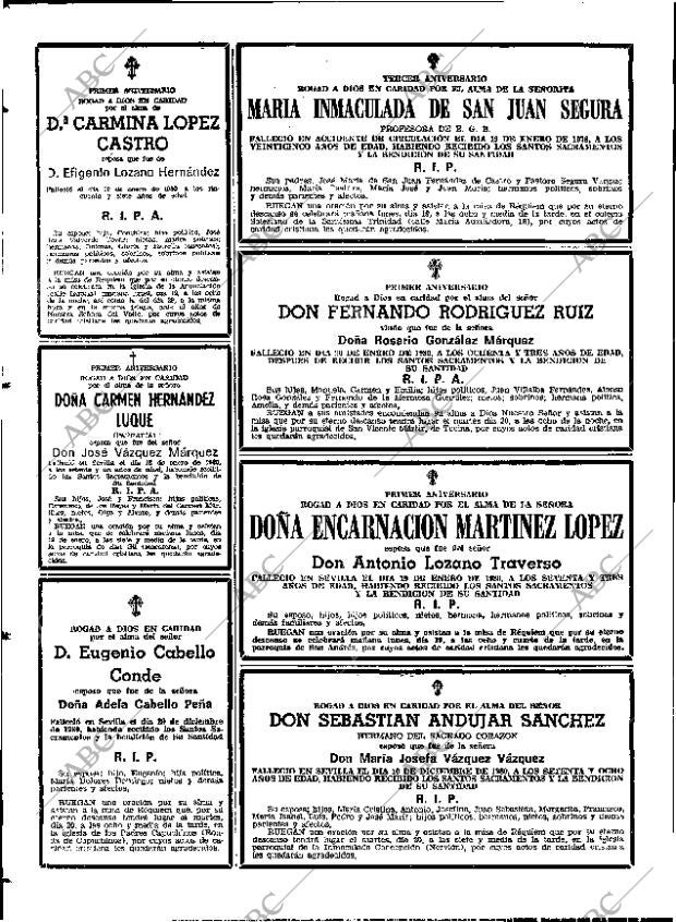 ABC SEVILLA 18-01-1981 página 64