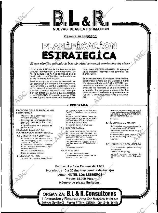 ABC SEVILLA 18-01-1981 página 69