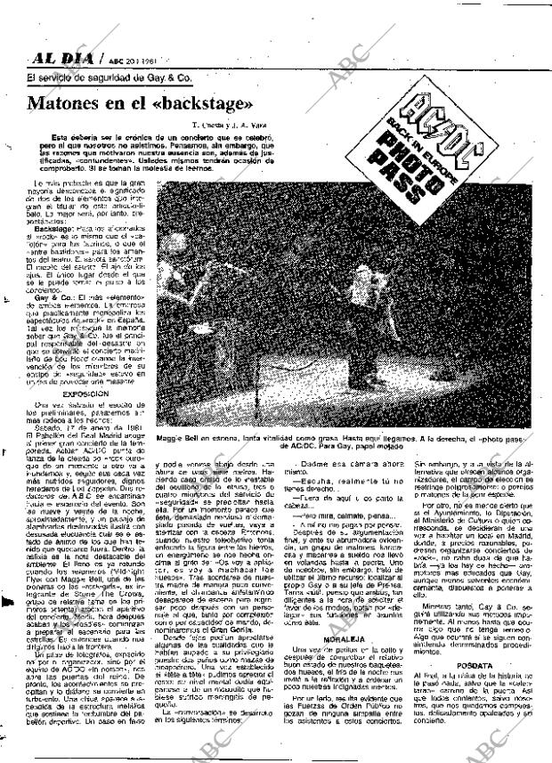 ABC MADRID 20-01-1981 página 100