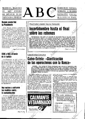 ABC MADRID 20-01-1981 página 13