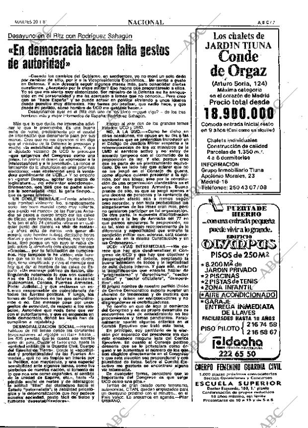 ABC MADRID 20-01-1981 página 19