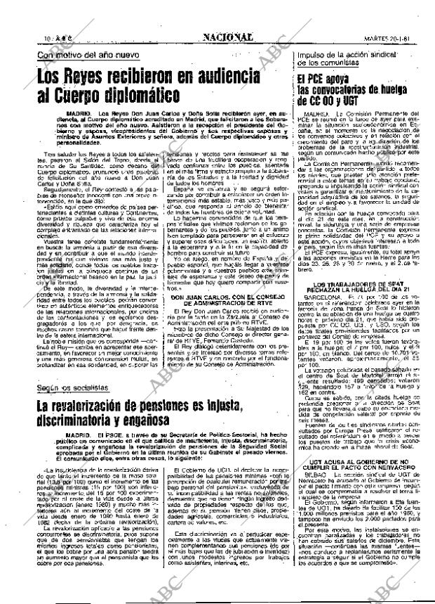 ABC MADRID 20-01-1981 página 22